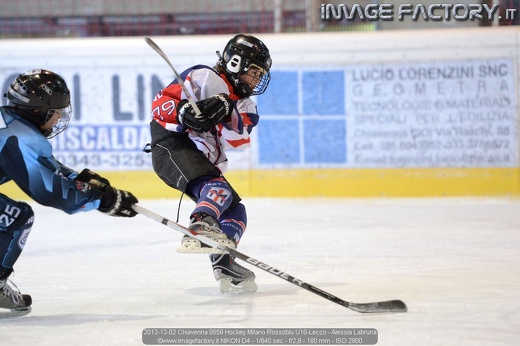 2012-12-02 Chiavenna 0559 Hockey Milano Rossoblu U10-Lecco - Alessia Labruna
